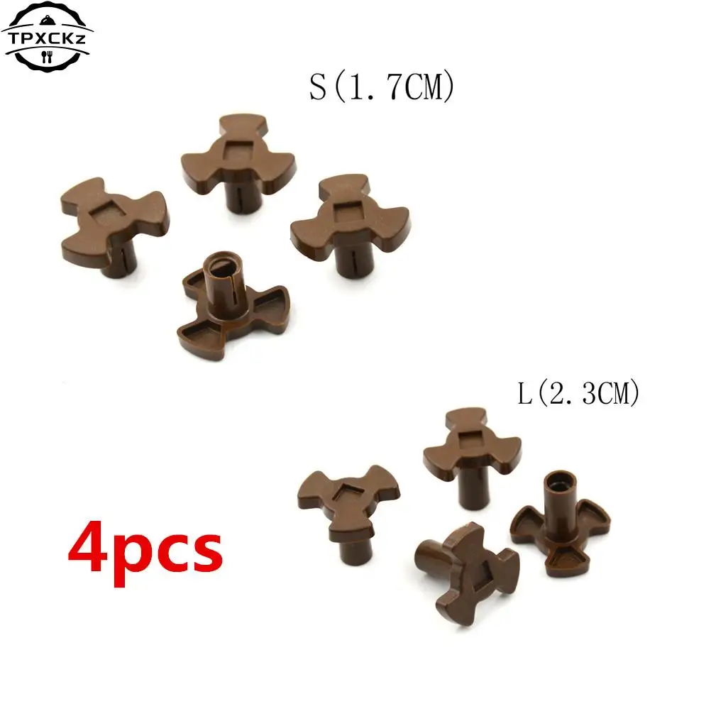 4Pcs/lot Universal Turntable Coupler Microwave Oven Turntable Roller Guide Support Coupler Tray Shaft