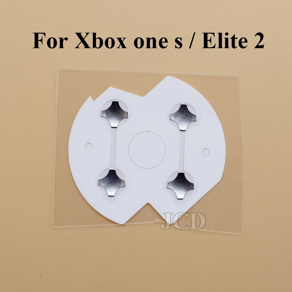 1 unidad para controlador Xbox One S Series X S, tecla cruzada, almohadilla D, cúpula de Metal, botones de placa PCB a presión, pegatina de película conductora