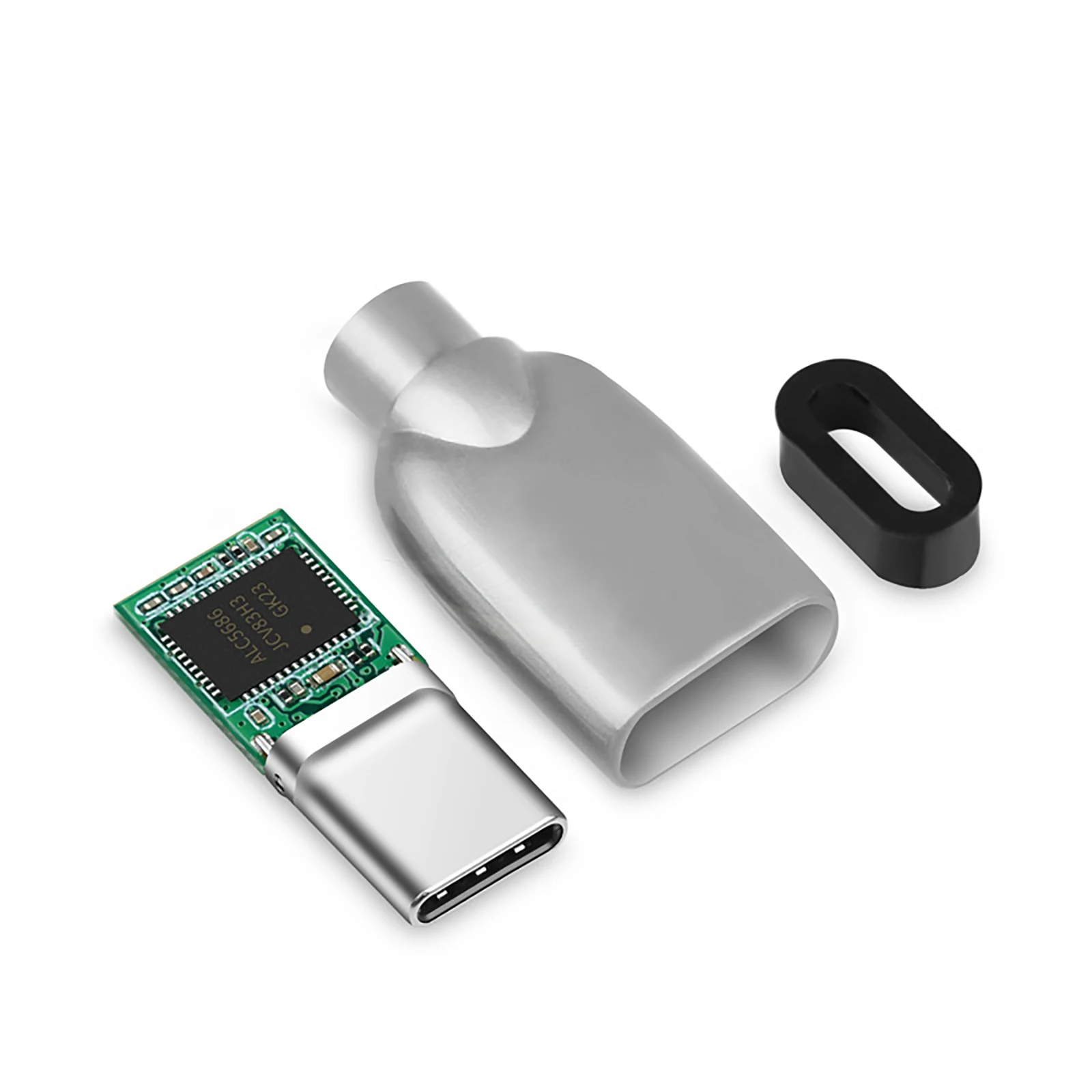 

DAC декодирование Тип C разъем для телефона ALC5686 чип 32 бит 384 кГц USB C Быстрая Зарядка Тип C разъем Hifi Разъем для наушников