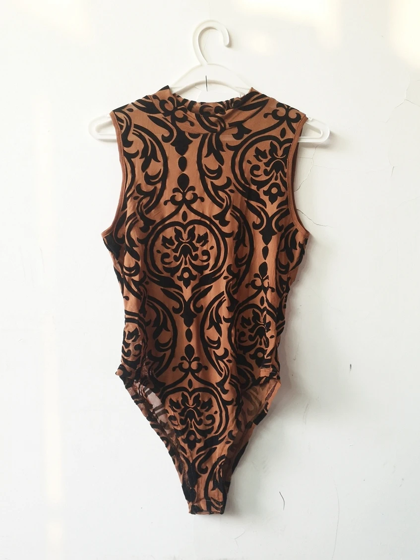 

Женский классический комбинезон-плавок с жилетом Totem Me, облегающий базовый комбинезон irt Street Sle с высокой талией, Long Sve