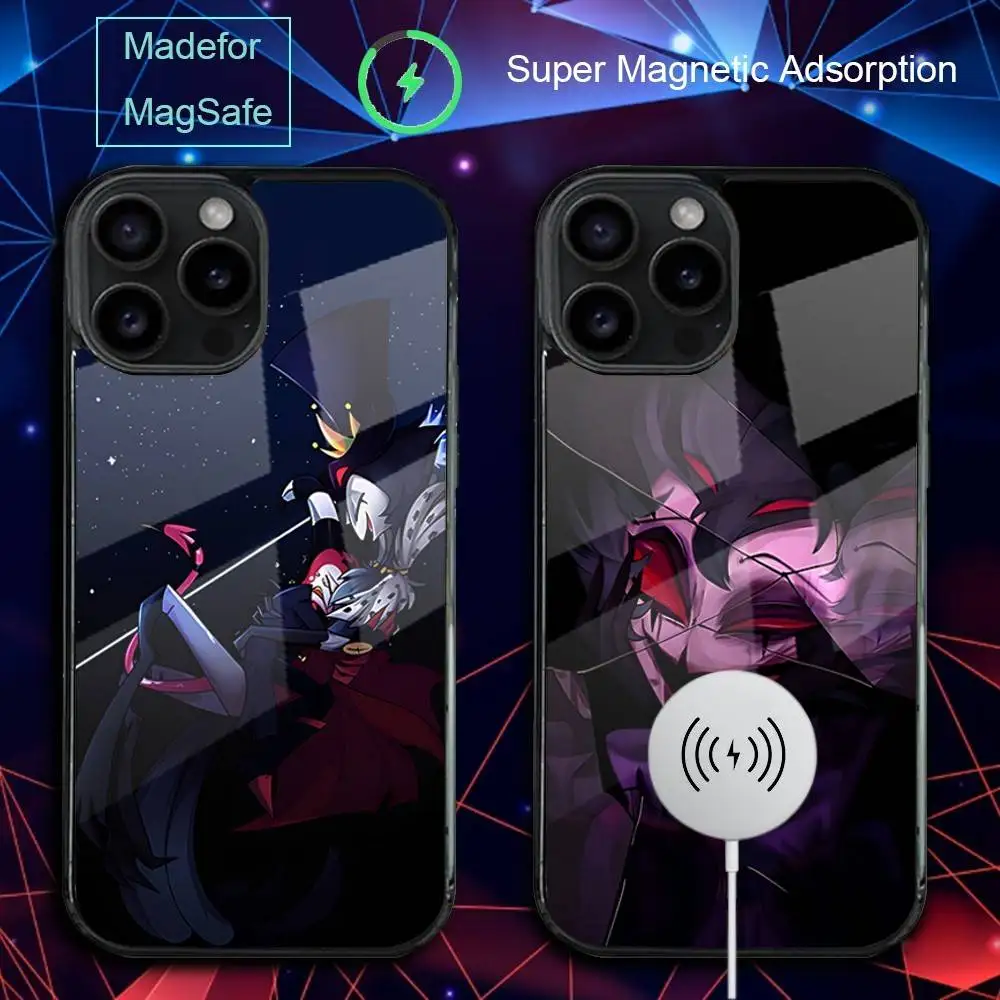 

Крутой чехол для телефона с рисунком S-StolasS для iPhone 17,16,15,14,13,12,11, Pro, Max, Plus, Mini, SE4, E с магнитной беспроводной зарядкой Magsafe