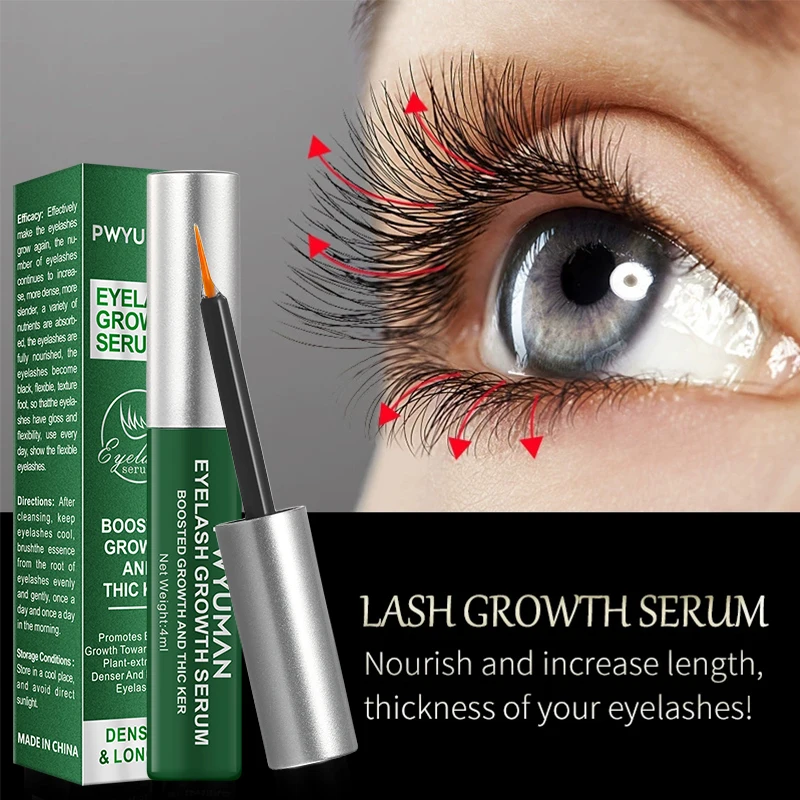 Eyelashes Growth Serum Fast Lash Eyebrows Growth Serum Oil Lifting Eyelash Nutrition Professional Female Korean Makeup Cosmetics