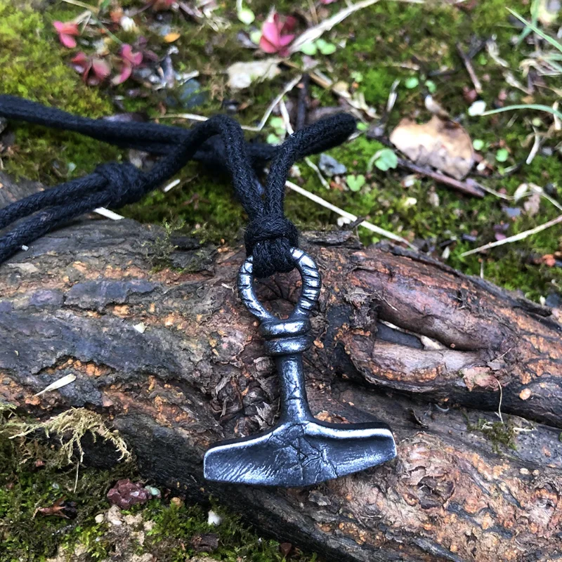 New Nordic Thor Hammer Men\'s Pendant Necklace Men\'s Jewelry Gift