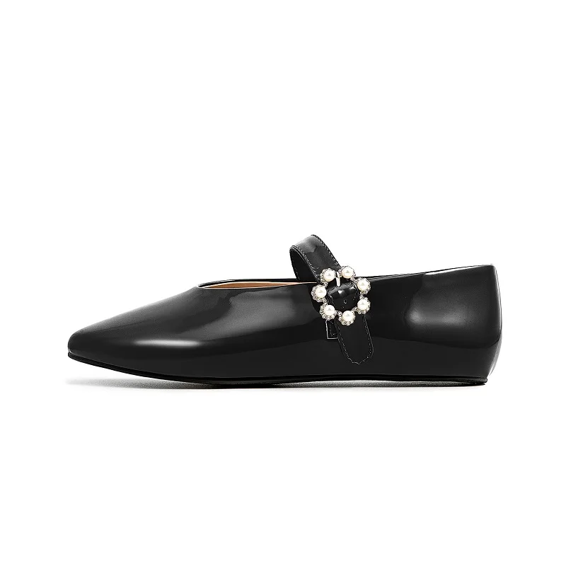 women‘s-ballet-flats-spring-autumn-patent-leather-mary-jane-basic-loafers-one-strap-basic-style-round-toe-women-simple-shoes