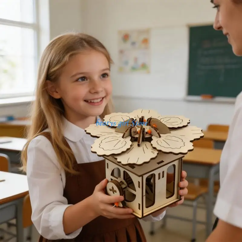 C7AB Physical Principle Easy Assemble Wooden Science Experiment Toy Stimulates Creativity In Children For Education Purposes