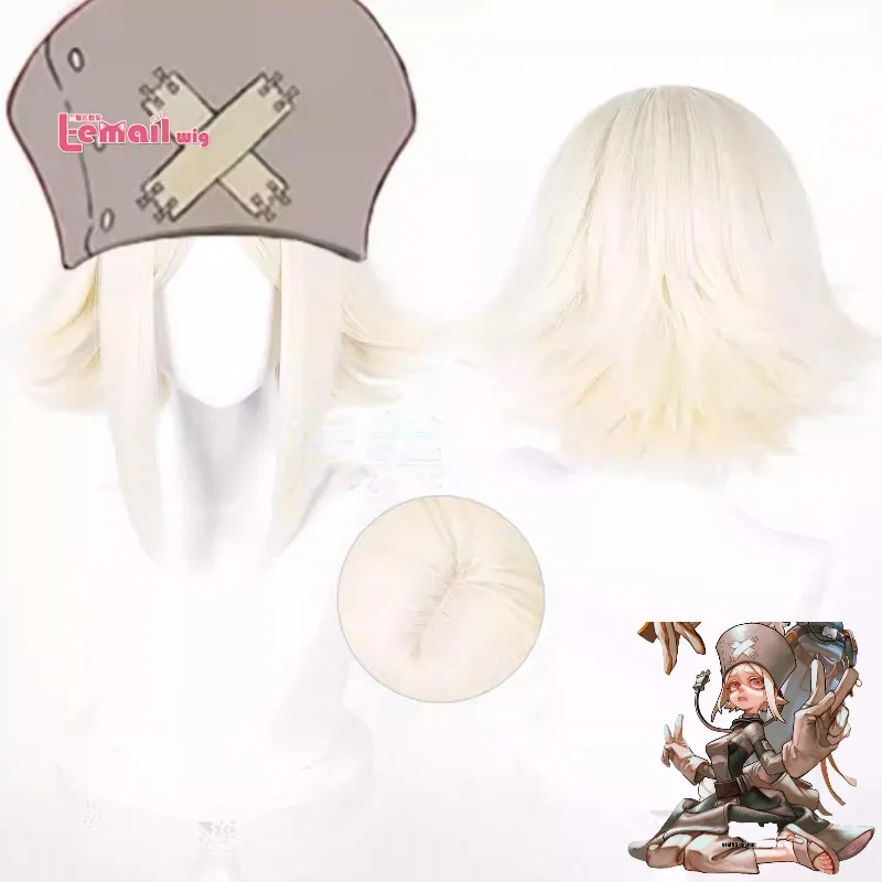 

Парик L-email для косплея Аниме Гачиакута Эйшия Стилза, короткий, светлый, с зачесанными концами, для команды Акута, реквизит для Хэллоуина и костюмированных вечеринок