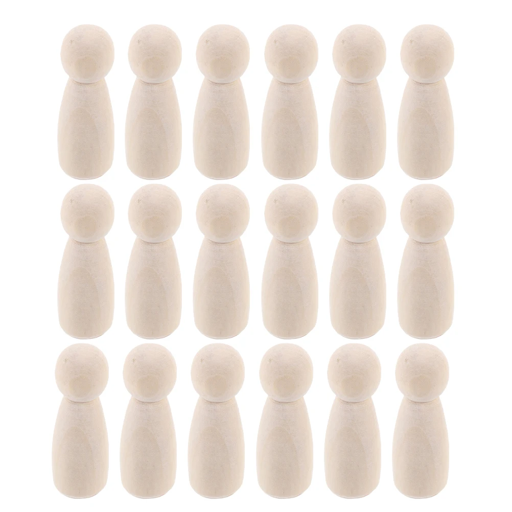 

50 шт. деревянный колышек из натурального дерева, ремесло, художественная роспись, фигурки, необработанное дерево для креативного украшения, вечеринки, путешествий