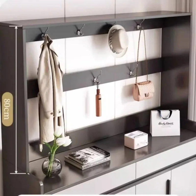 الشمال نمط رمادي خزانة خذاء الحديثة الحد الأدنى عرض خزائن الأحذية غرفة المعيشة أدراج Szafka Na Buty أثاث المنزل