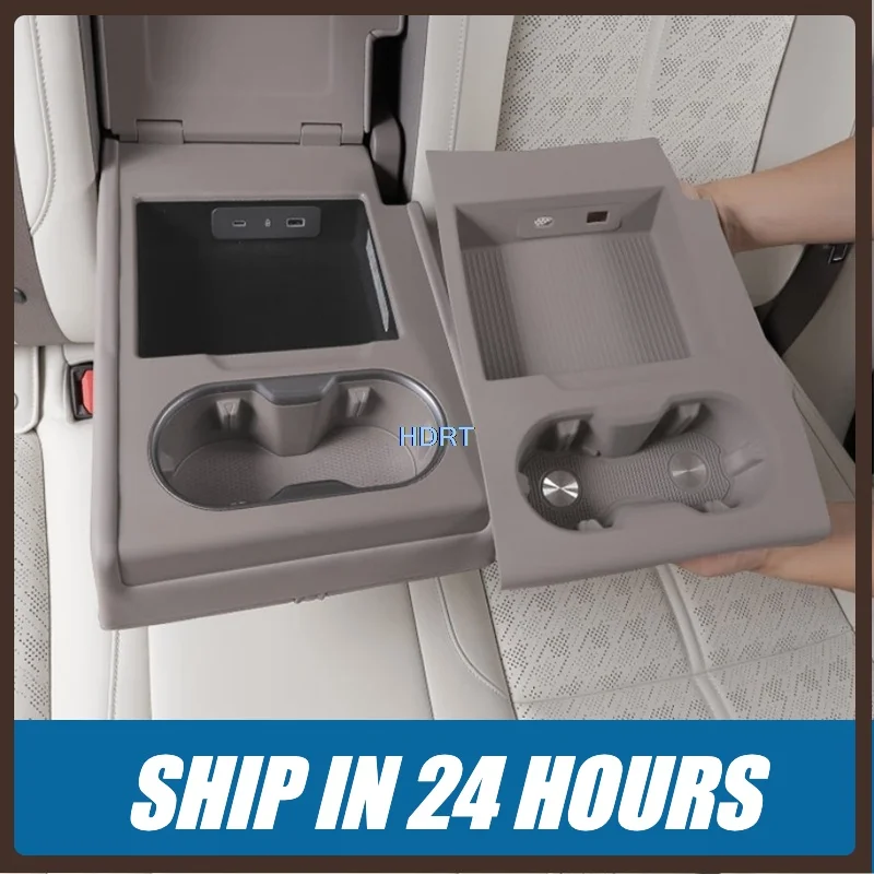 NEW1 Storage Box for Geely Zeekr 7X CX1E 2025 Interior Organizer Accessories Automotive Interior Accessories Rear Seat Armrest