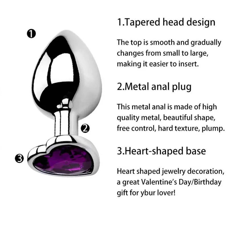 ألعاب الكبار المثيرة على شكل قلب مثير المكونات الشرج موسع Bdsm الجنس لعب للنساء مثلي الجنس الحمار الذيل جهاز تدليك للبروستاتا الملحقات الغريبة #2