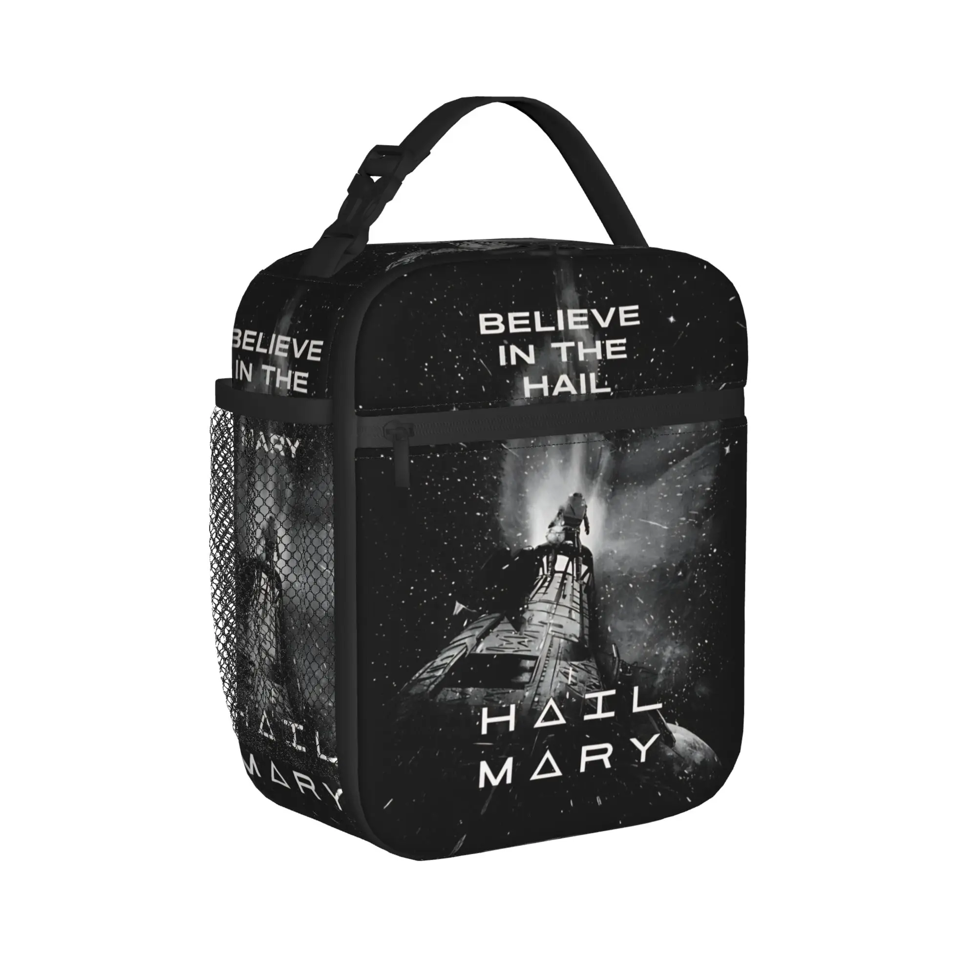 Believe In The Project Hail Mary  Insulated Lunch Bags Thermal Bag Reusable,Lunch Container  Large Tote Lunch Box Bento Pouch