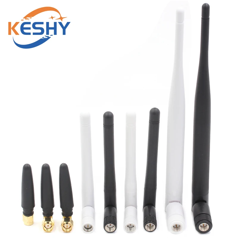 2.4GHz 2dBi 3dBi 6dBi WiFi 2.4g Antenna RP SMA maschio router wireless SMA amplificatore maschio WLAN Router Singal Booster