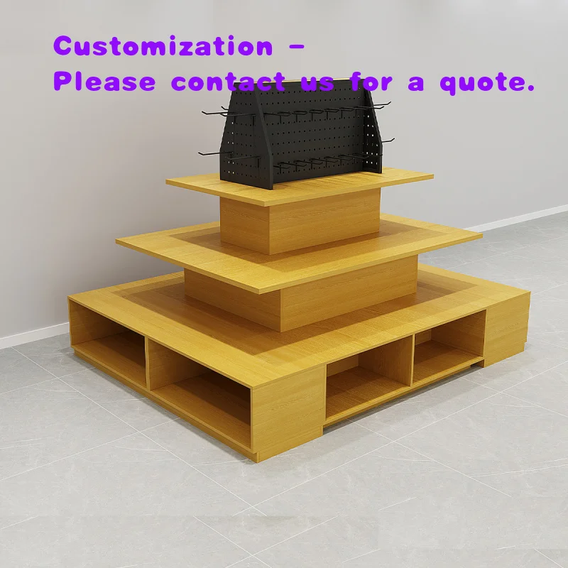 custom.Maternal Milk Powder Pet Boutique Jewelry Stationery Store Nakajima Melamine Board Display Cabinet Shelf Tab
