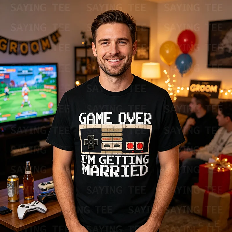 Game Over Je Me Marie T-shirt  - Men'S Grooming Videos avis et prix