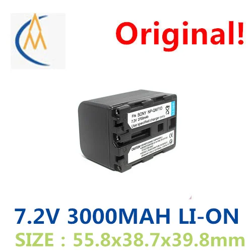 

7.2 V 3000 mah manufacturer wholesale compatible with gm in SONY SONY NP - QM71D QM71 camera battery with lamp display