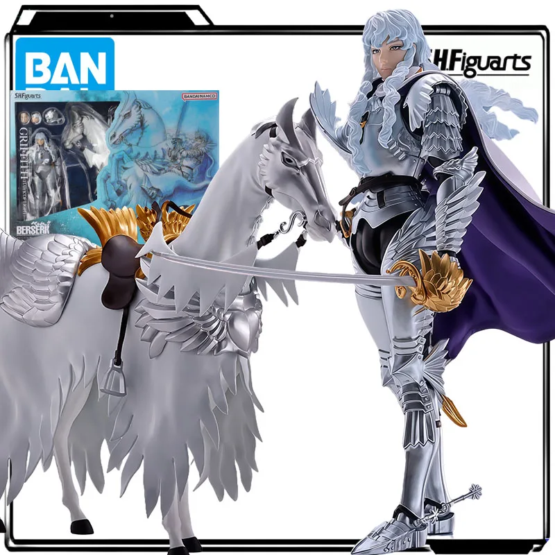 

Bandai натуральная аниме-фигурка S.H.Figuarts Griffith (Яструб света) экшн-фигурка игрушка для мальчиков детский подарок Коллекционная модель