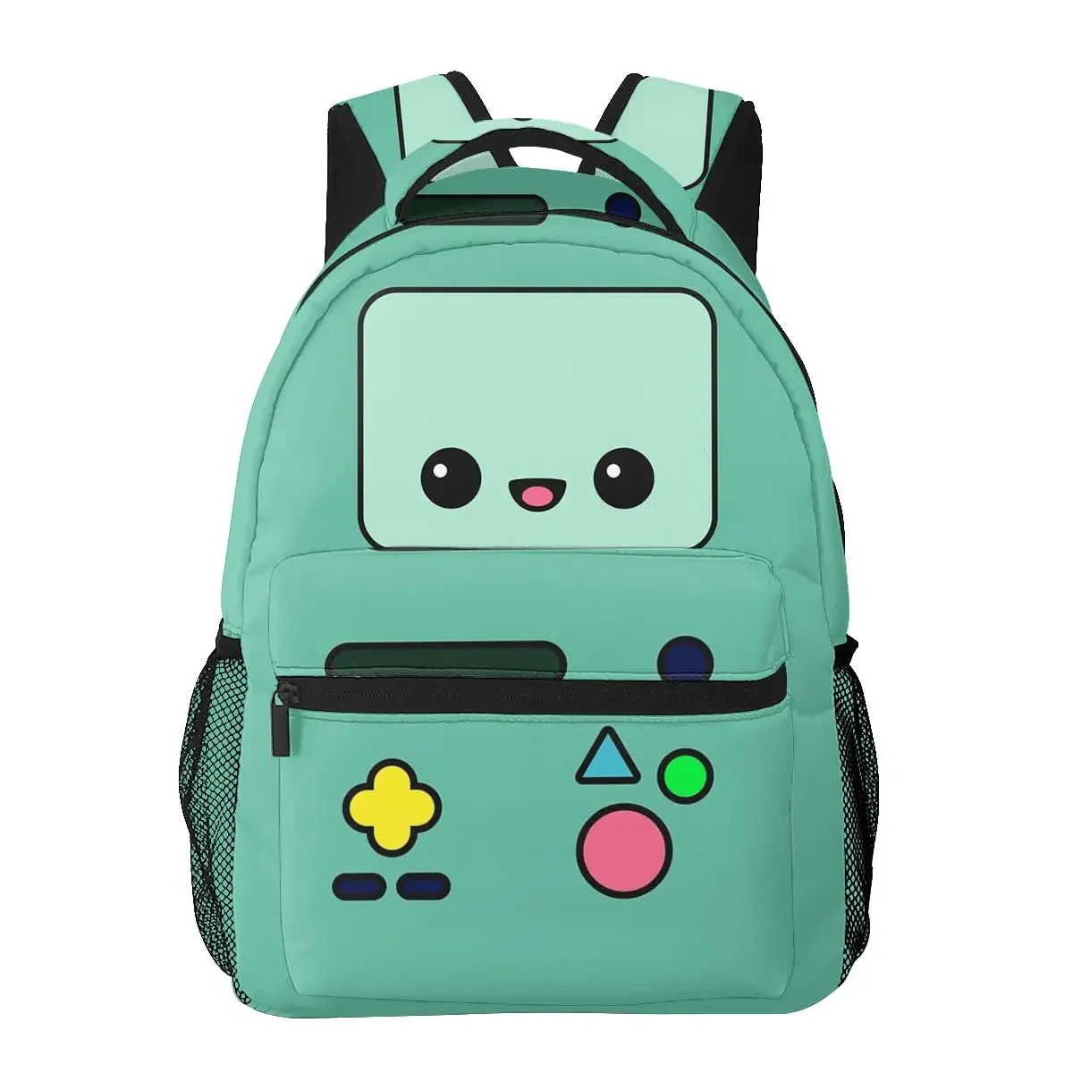 Kawaii Adventure Time BMO Backpacks Boys Girls Bookbag Students School Bags Cartoon Travel Rucksack Shoulder Bag Large Capacity