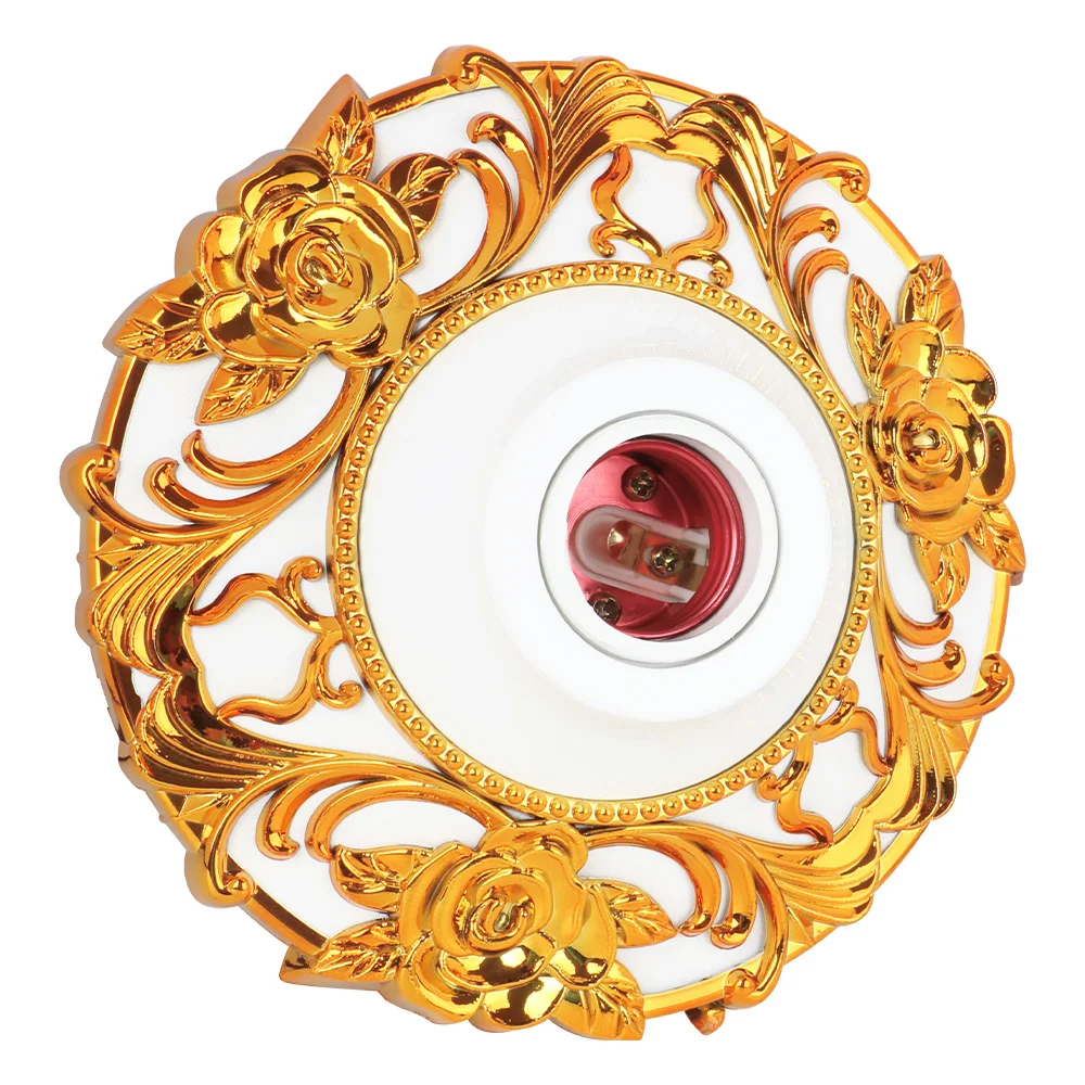 E27 Screw Cap Socket White Ceiling Light Lamp Bulb Fixing Base Stand Light Bulb Holder Lamp Socket For Home 6a