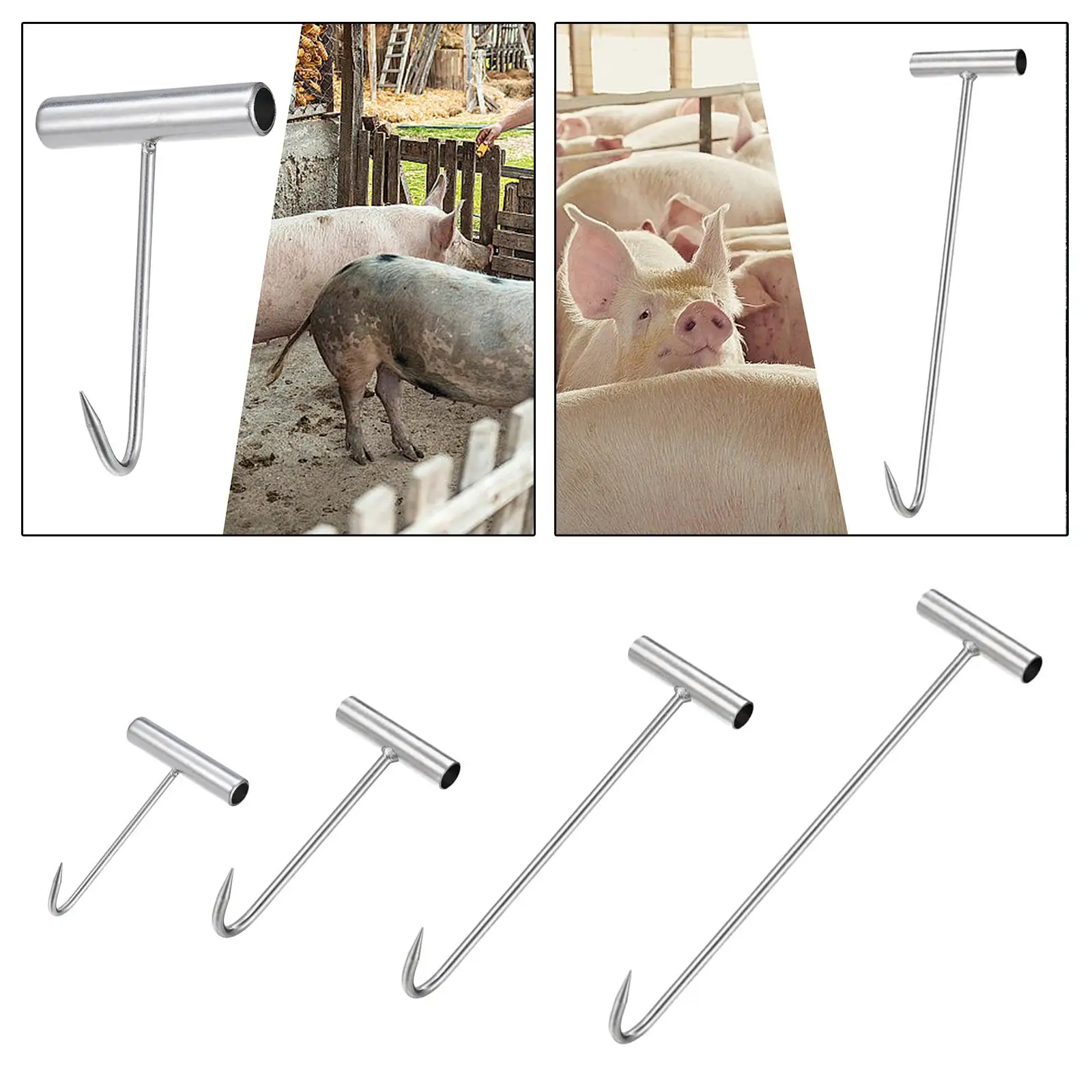 Manhole Hook Tool Rolling Doors Lifting Lift Manhole Covers Well Lid Hook Open Manhole Cover Save Labors Well Lid Opener Hook - view 4