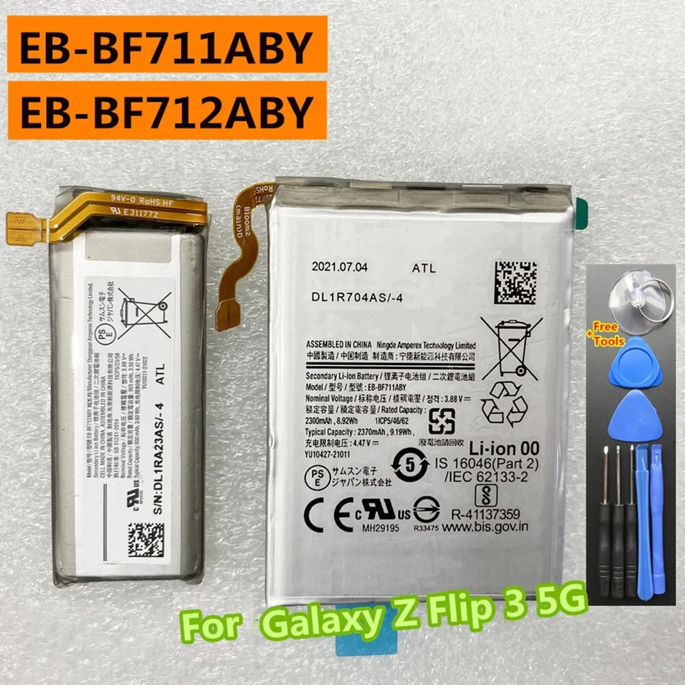 EB-BF711ABY EB-BF712ABY Battery For Galaxy Z Flip 3 5G F711 F711B F712 SM-F711B