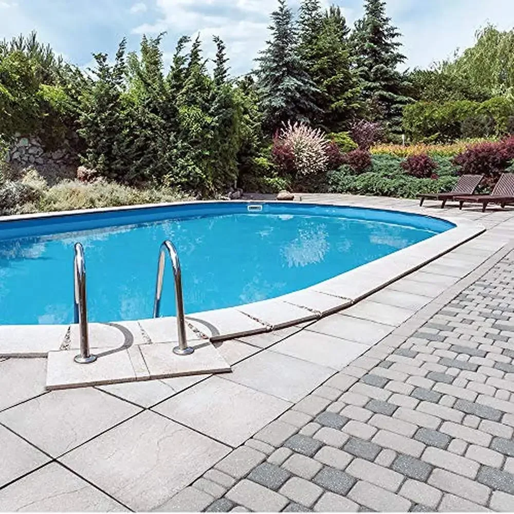 طلاء أكريليك شبه لامع محمول بالماء، لون أبيض يدوم طويلاً وحماية حمامات المياه العذبة/المياه المالحة، سريع الجفاف، خرسانة مثالية #4