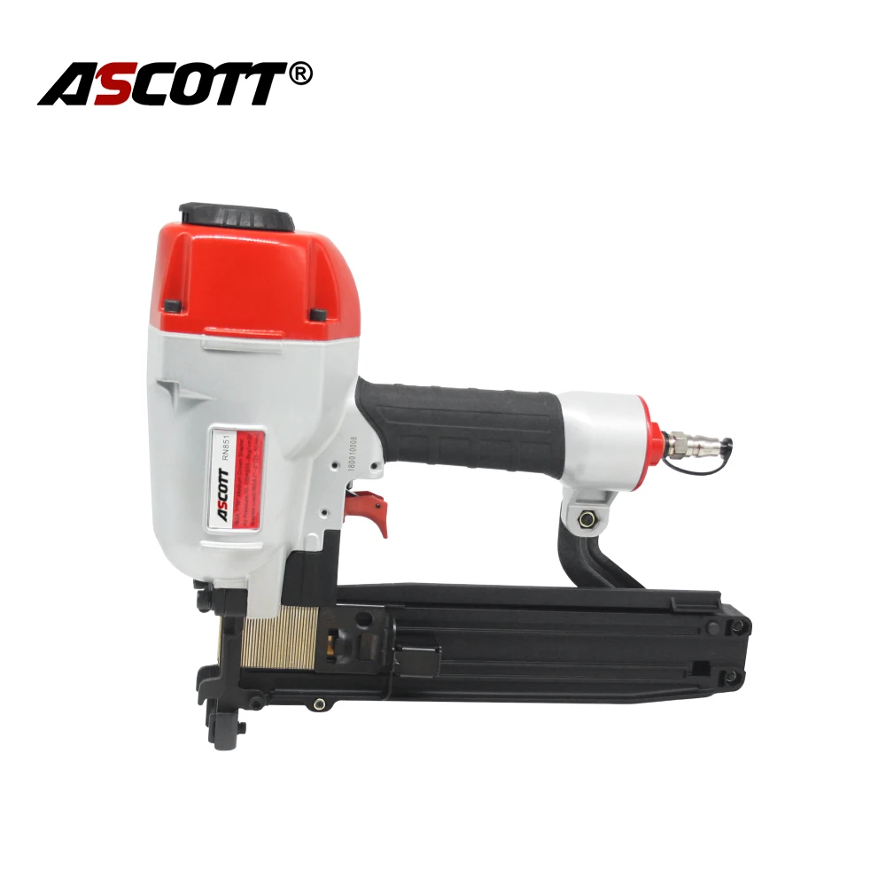 16Gauge N851 Heavy Duty Pneumatic Staple Guns Continuous Shots Air Nail Gun 51mm U-type Nailing For Furniture Pallet