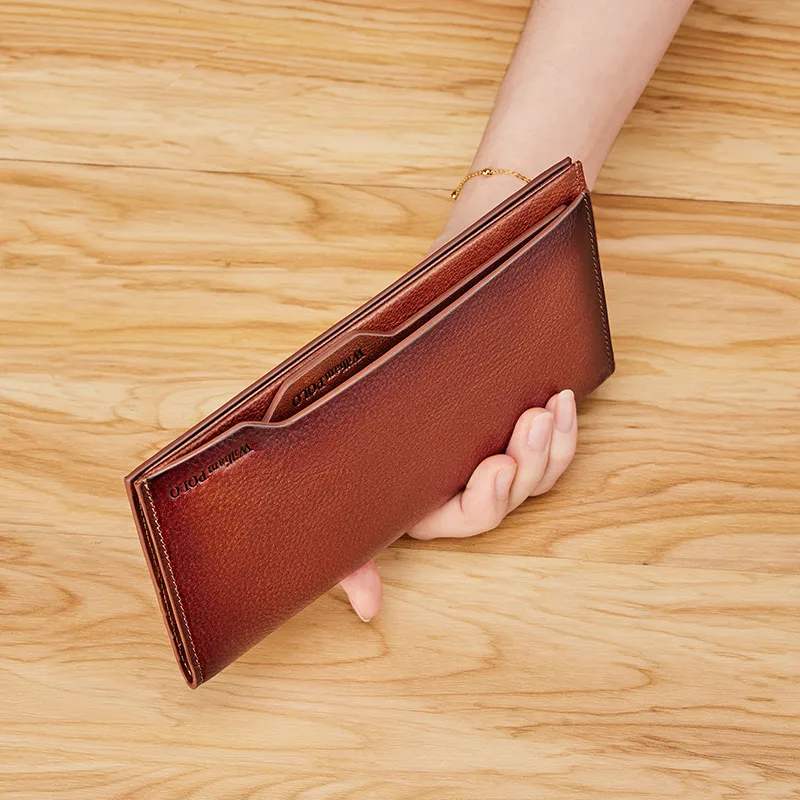 

Retro Style Men's Wallet Fashion Cowhide Card Holder Multifunctional Card Clip Money Bag