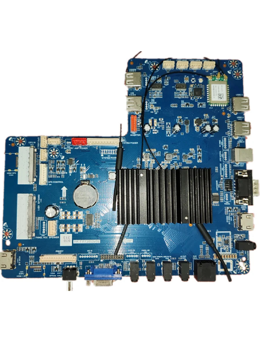 

HK.T.RT2853V18 4K WiFi 120HZ network TV motherboard for 2+16G memory cache, tested well, physical photo