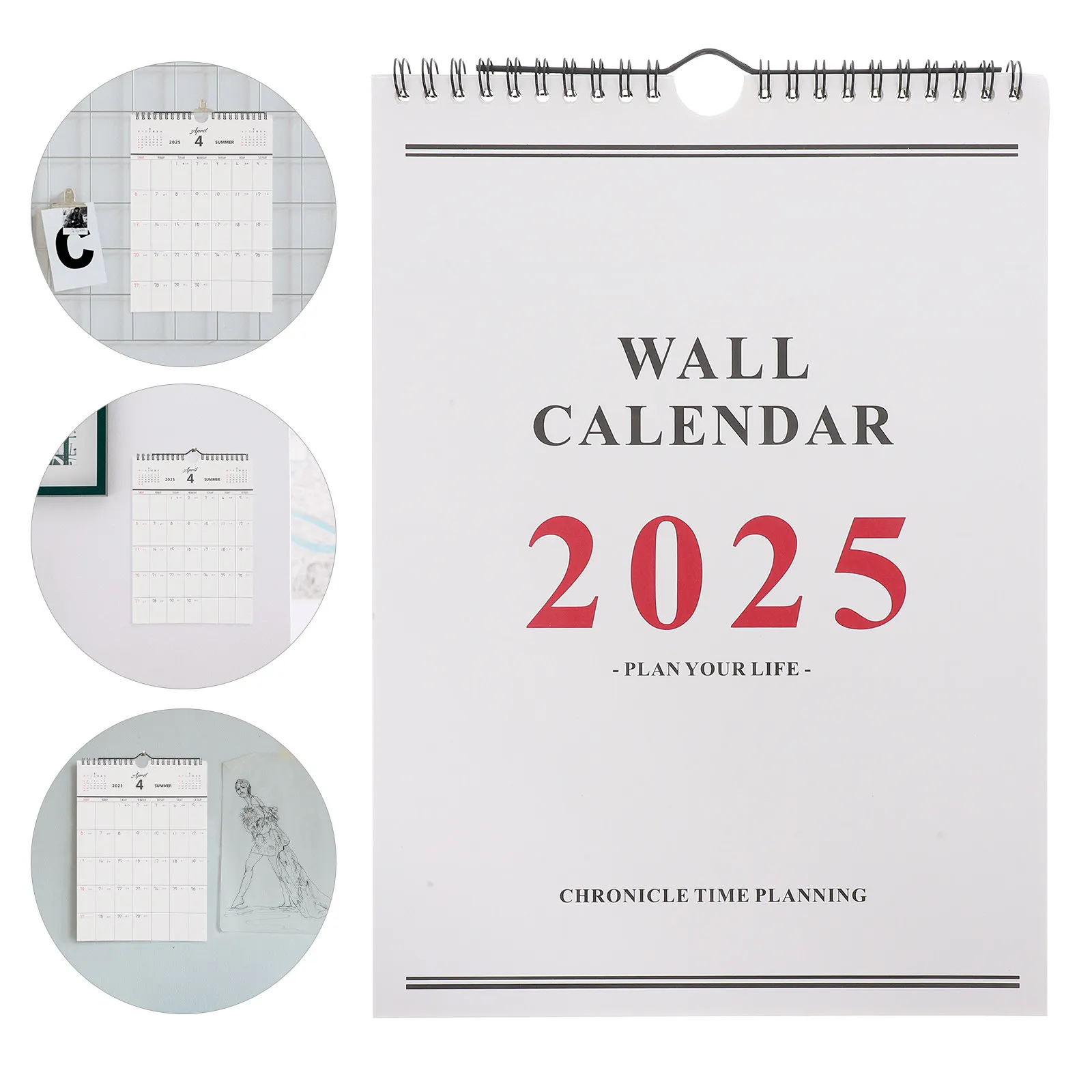 

Настенный календарь на 16 месяцев 2024-2025: Ежемесячный планировщик для дома, офиса и академического года. Просторная функциональная секция для записей.