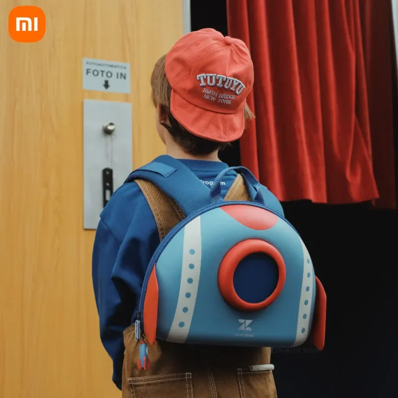 Xiaomi Cartoon School Bag Primary School Students Kindergarten Backpack Breathable Ridge Protection Shoulder Baby School Bag