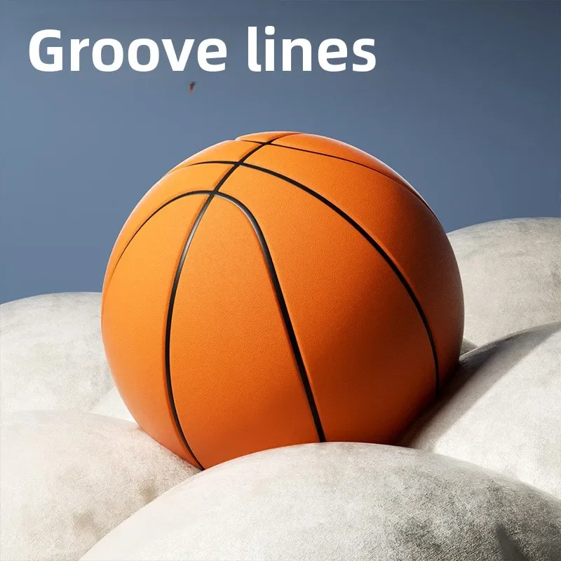 Silent Basketball 24 cm Indoor Dribble Quietly Foam Basketball Soft Ball Mute Bouncing Ball Airless Basket Ball Sports Toy