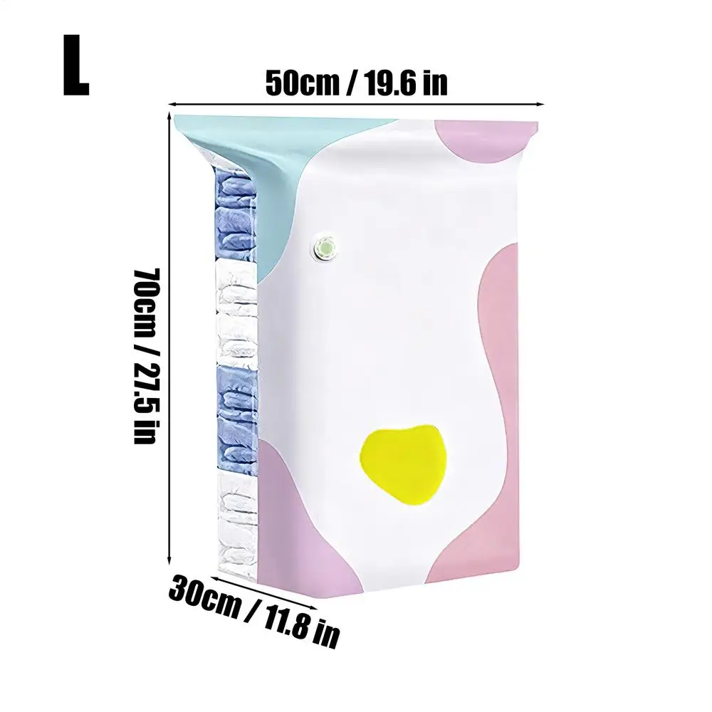 Sacs sous vide pour la maison L/XL/XXL, sans pompe, pour organiser les couettes, les vêtements, les 