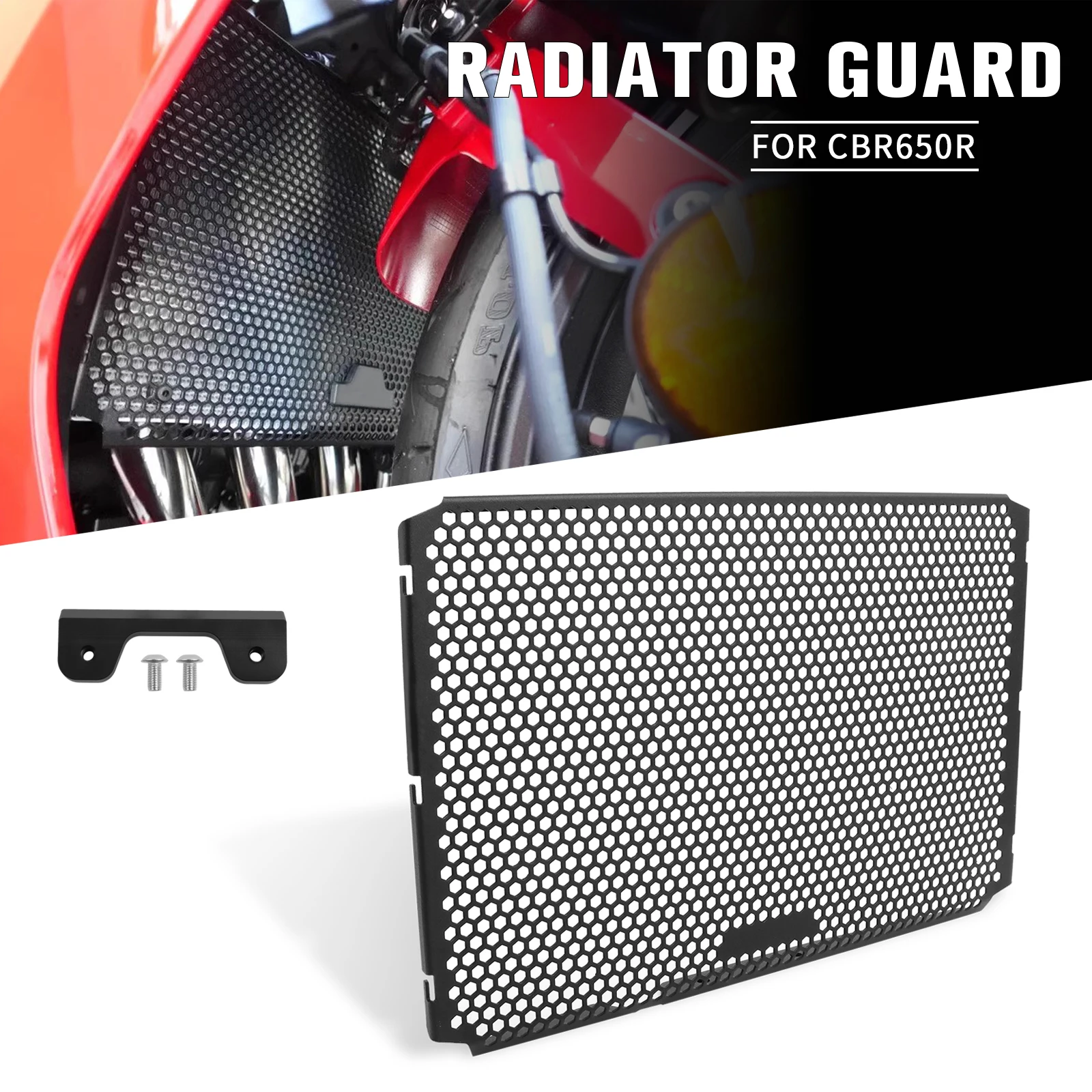 

Щит радиатора для HONDA CBR650R CBR650 R 2023-2025 CB650R CB 650 R 2019-2024, решетка радиатора, защита масляного радиатора