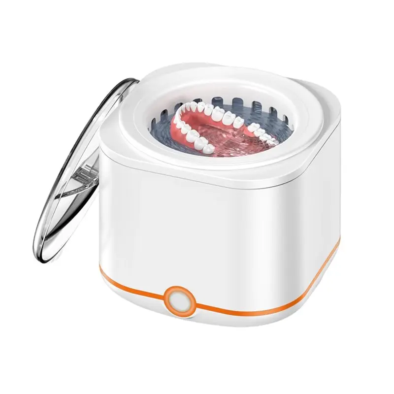 

B58B- Cleaning Ultrasonic Retainer Cleaner, 48Khz Retainer Cleaner Machine 7.8OZ US Plug