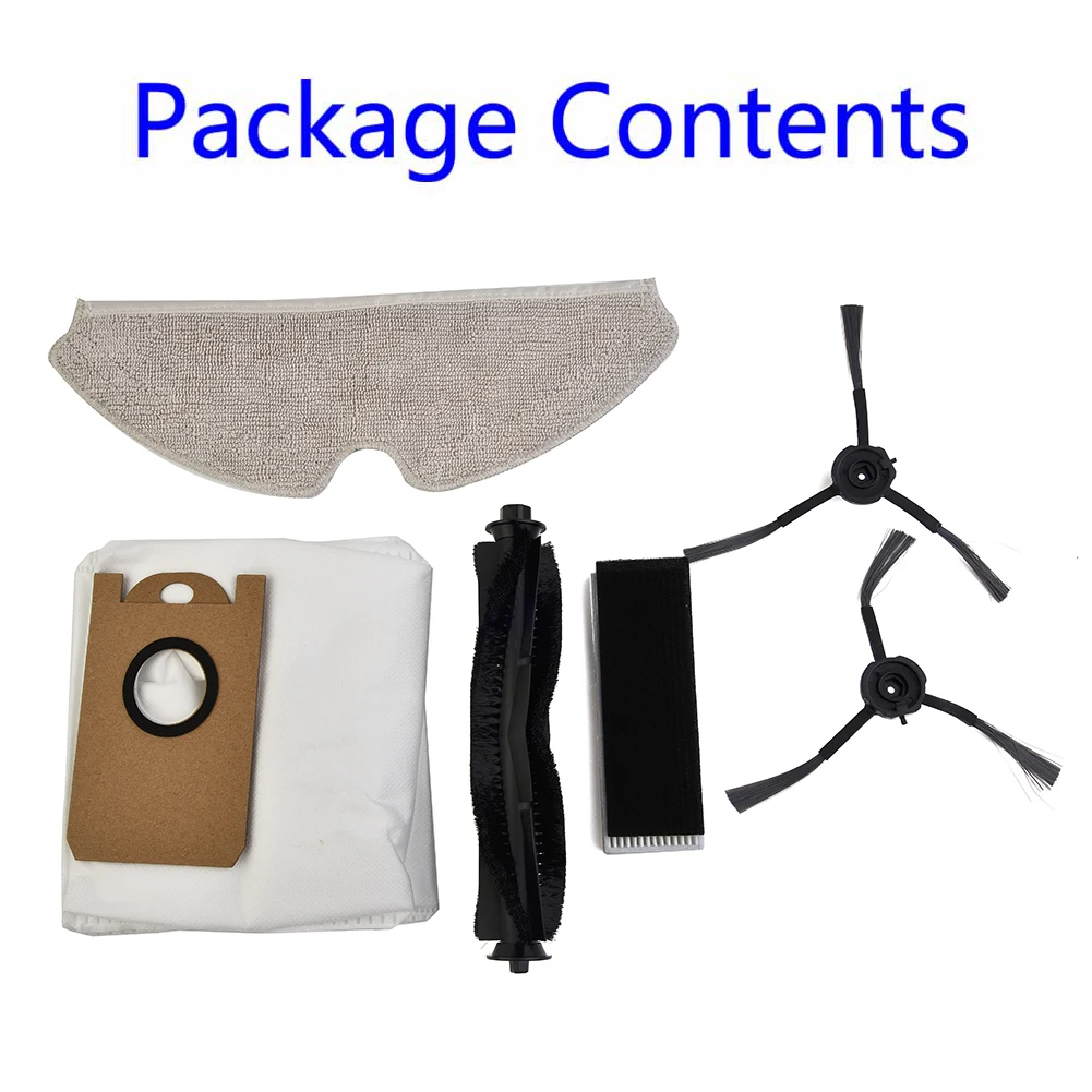 1* Mops 1*Filters 1*Roller Brush 2*Side Brushes 1*Dust Bag For T1 for Pro Vacuum Cleaner Mop Cloth Mopping Cloths Replace