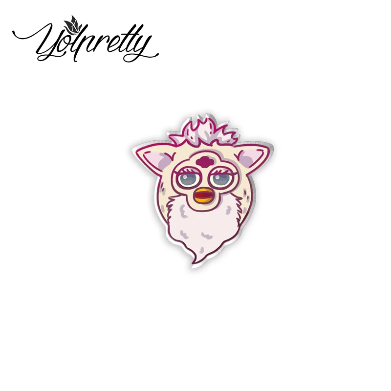 2023 New Arrival Fashion Hallaween Animal Owl Handcraft Acrylic Epoxy Badge Pin Lapel Pins