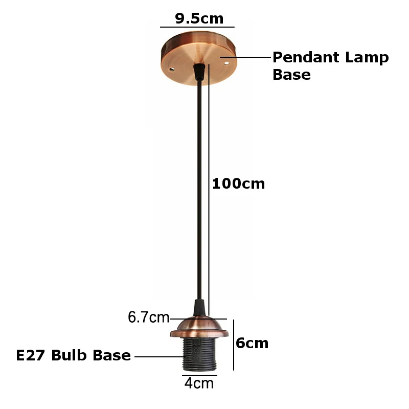 E26 E27 AC 110V 220V Vintage Edison Lamp Base Light LED Bulb Socket Base Holder cable Retro Incandescent Filament Bulb Lamp Base