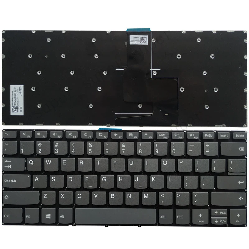 S+   Laptop FOR Lenovo Ideapad 330S-14 330S-14IKB 330S-14AST US Keyboard No Backlit