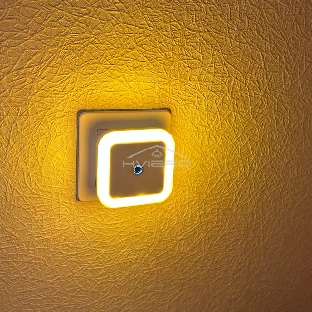 Mini Night Light LED Sensor Control Induction Energy Saving Sleeping Wall Lamp Baby Room Bedroom Toilet Corridors Lighting Bulbs