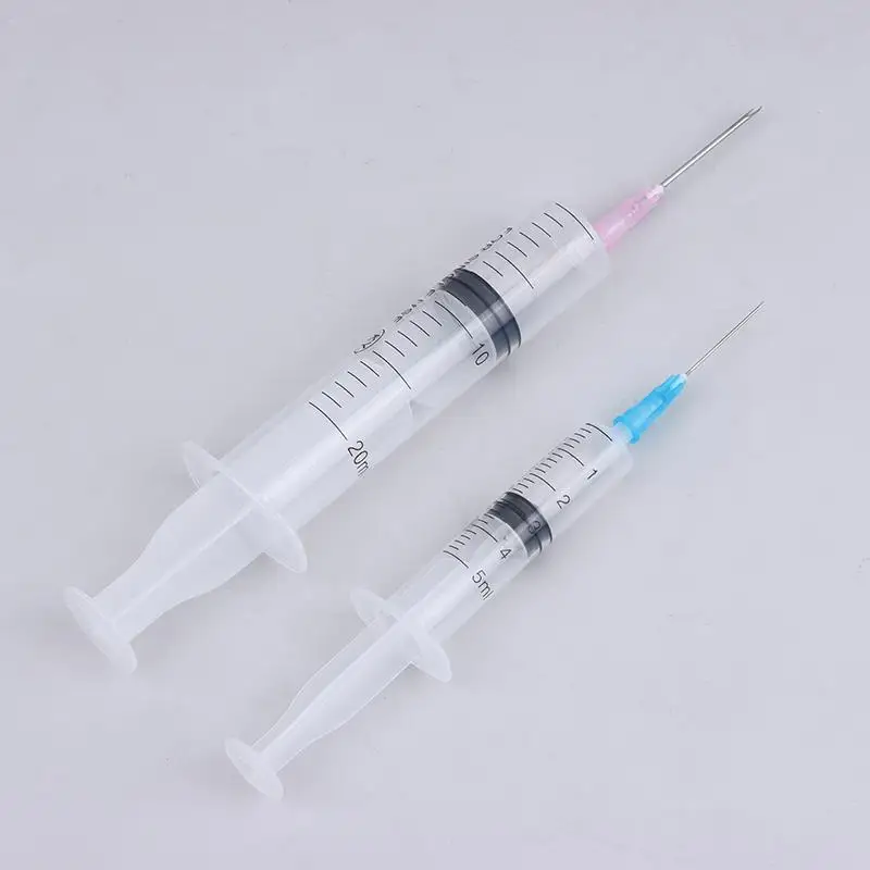 5Pcs Glue Applicator Syringe With Blunt Tip Needle And Cap For Liquid Glue Ink Perfume Lip Gloss Making 1ml2ml5ml10ml20ml