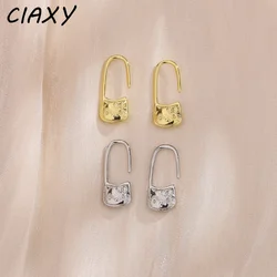 2023 New Cat Lock Head Dangle Earrings for Women Personality Originality Korean Animal Earring Student Party Luxury Jewelry Gift