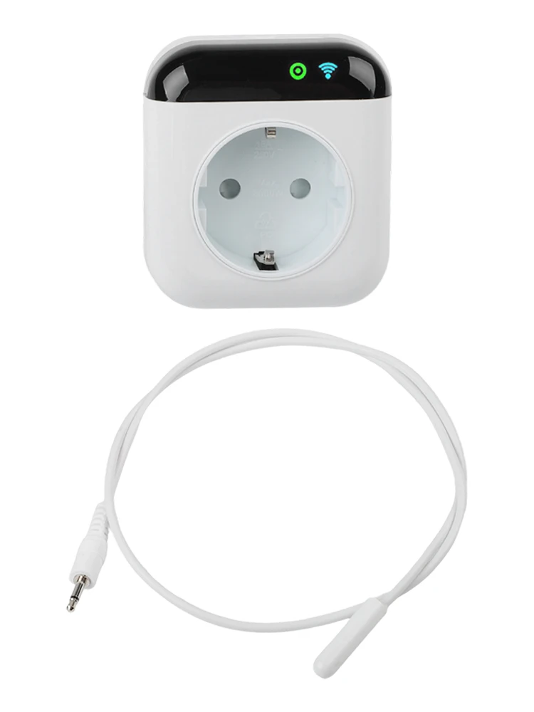 

Умная розетка для термостата с дистанционным доступом и Wi-Fi и голосовым управлением, совместимая с Tuya и для управления обогревателем