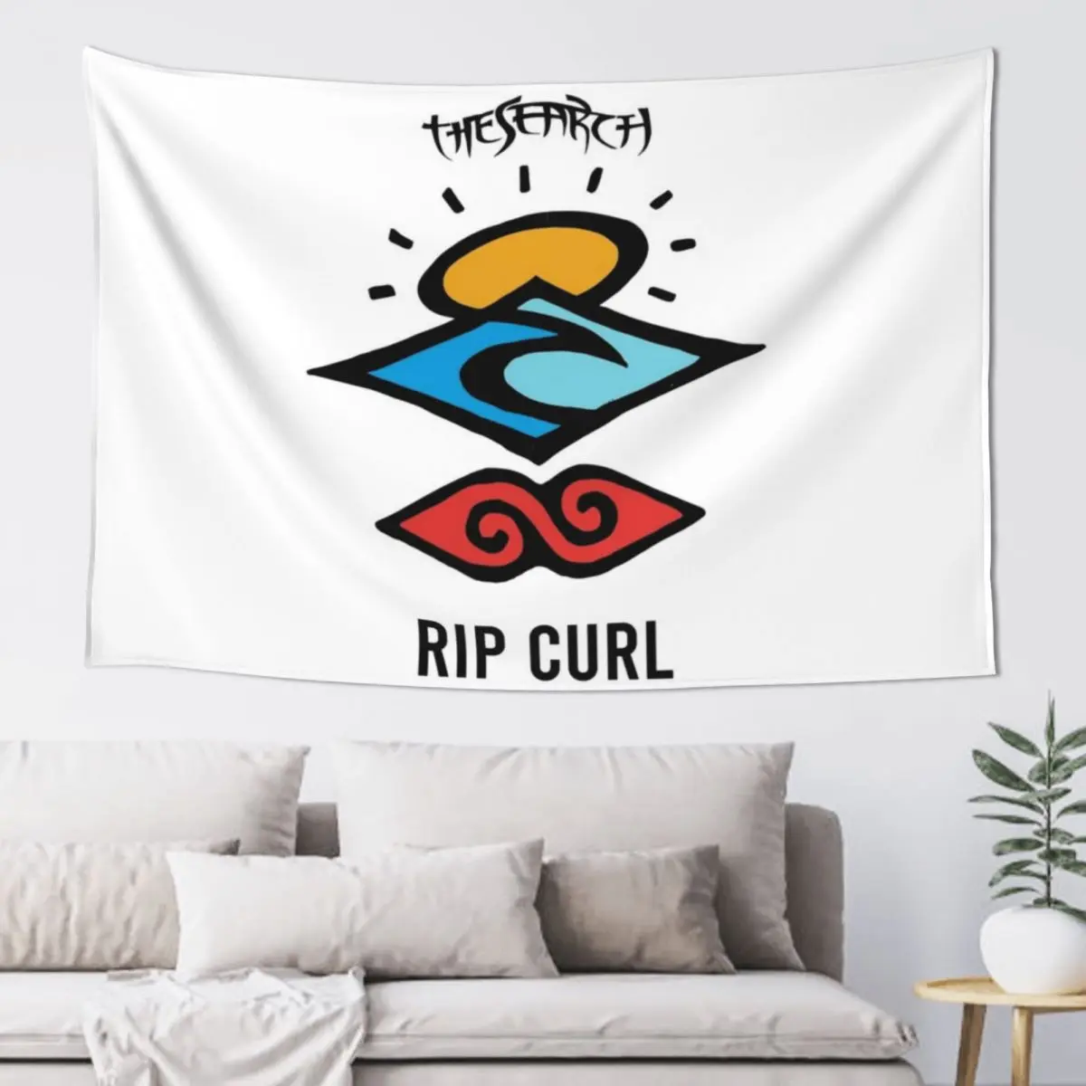 

The Search Riding an Ocean Wave Surfboards Tapestry Room Aesthetic Hanging Wall Tapestry