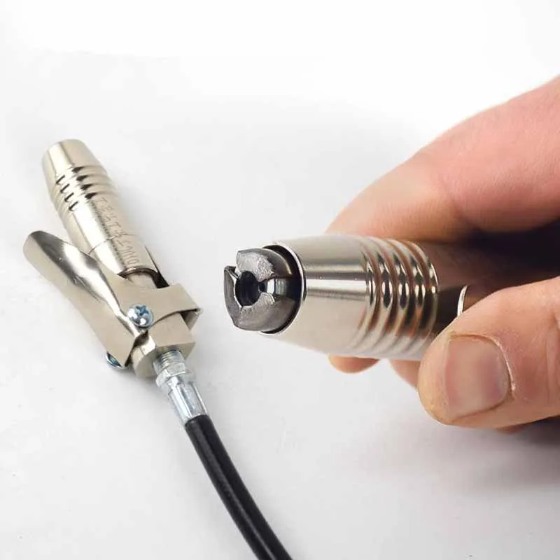 For grease gun head Flat gun head Locking high-pressure grease nozzle Truck excavator grease gun head