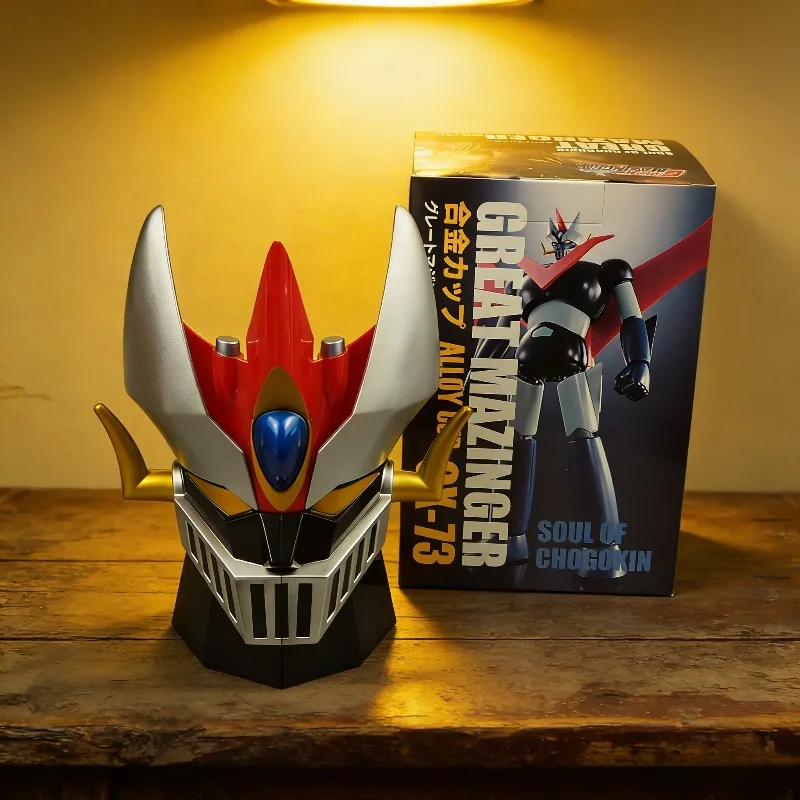 Great Mazinger Inspired Robot Head  Mug, Anime Mecha Design Coffee Mug for Anime Fans Gifts