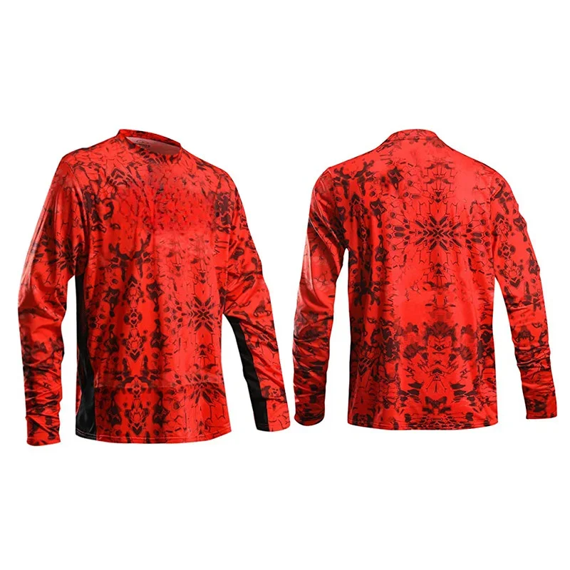 

Hooded Fishing Shirt for Men Long Sleeve Uv Protection 50 Fishing Apparel Outdoor Fishing Clothing