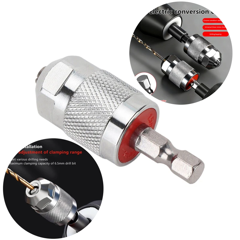 Electric Drill Bits Collet Converter Extension Electric Grinding Tools Quick Change Hexagonal Handle Screwdriver Chucks Adapter