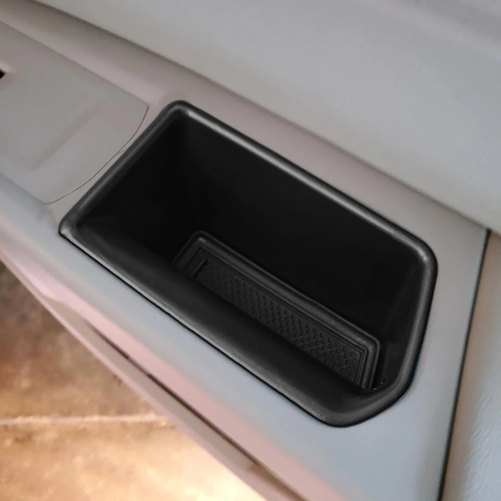 4 قطعة صندوق تخزين مقبض الباب الحاويات لشركة فولكس فاجن أطلس وكروس سبورت باب السيارة التخزين المنظم صندوق صينية الداخلية ABS الملحقات