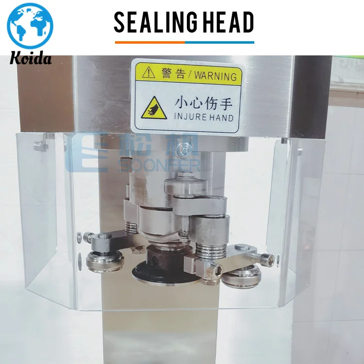 Machine manuelle de cachetage de canettes d'aluminium, Machine de couture de canettes de canon d'aluminium Pop