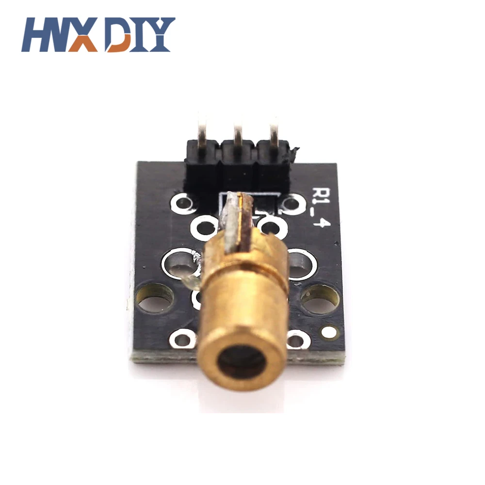 5Pcs/KY-008 650nm Laser Sensor Module 6Mm 5V 5Mw Rode Laser Dot Diode Koperen Hoofd voor Arduino